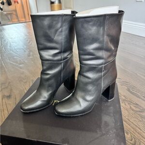 MAJE Heel Leather Boots 37